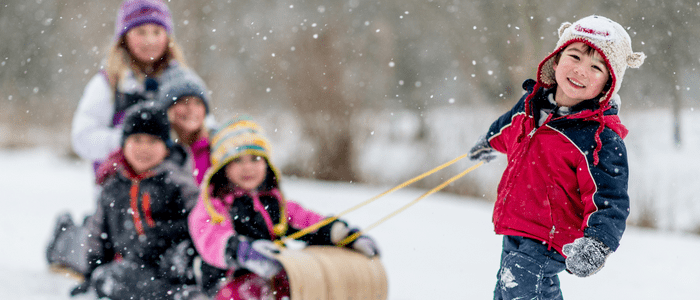 Sledding in Colorado